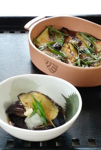 【野菜ソムリエ】京山科なすの揚げ浸し		