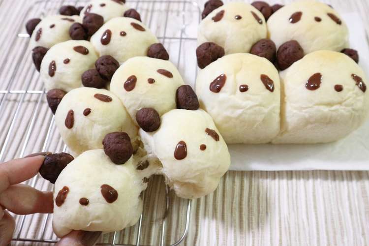 もちもちふんわり パンダちぎりパン レシピ 作り方 By Panda Pan クックパッド 簡単おいしいみんなのレシピが368万品