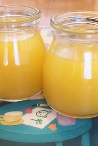 [簡単]オレンジジュースの寒天ゼリー