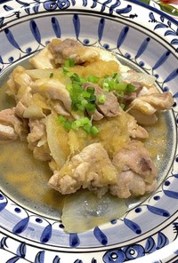 鶏肉の味ぽん簡単みぞれ煮