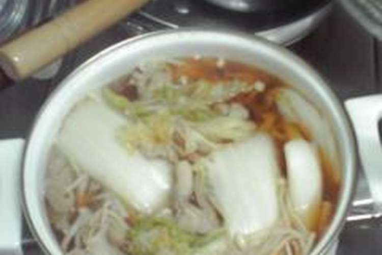 一人暮らしの男バード鍋 レシピ 作り方 By 紅蓮朱雀 クックパッド 簡単おいしいみんなのレシピが349万品