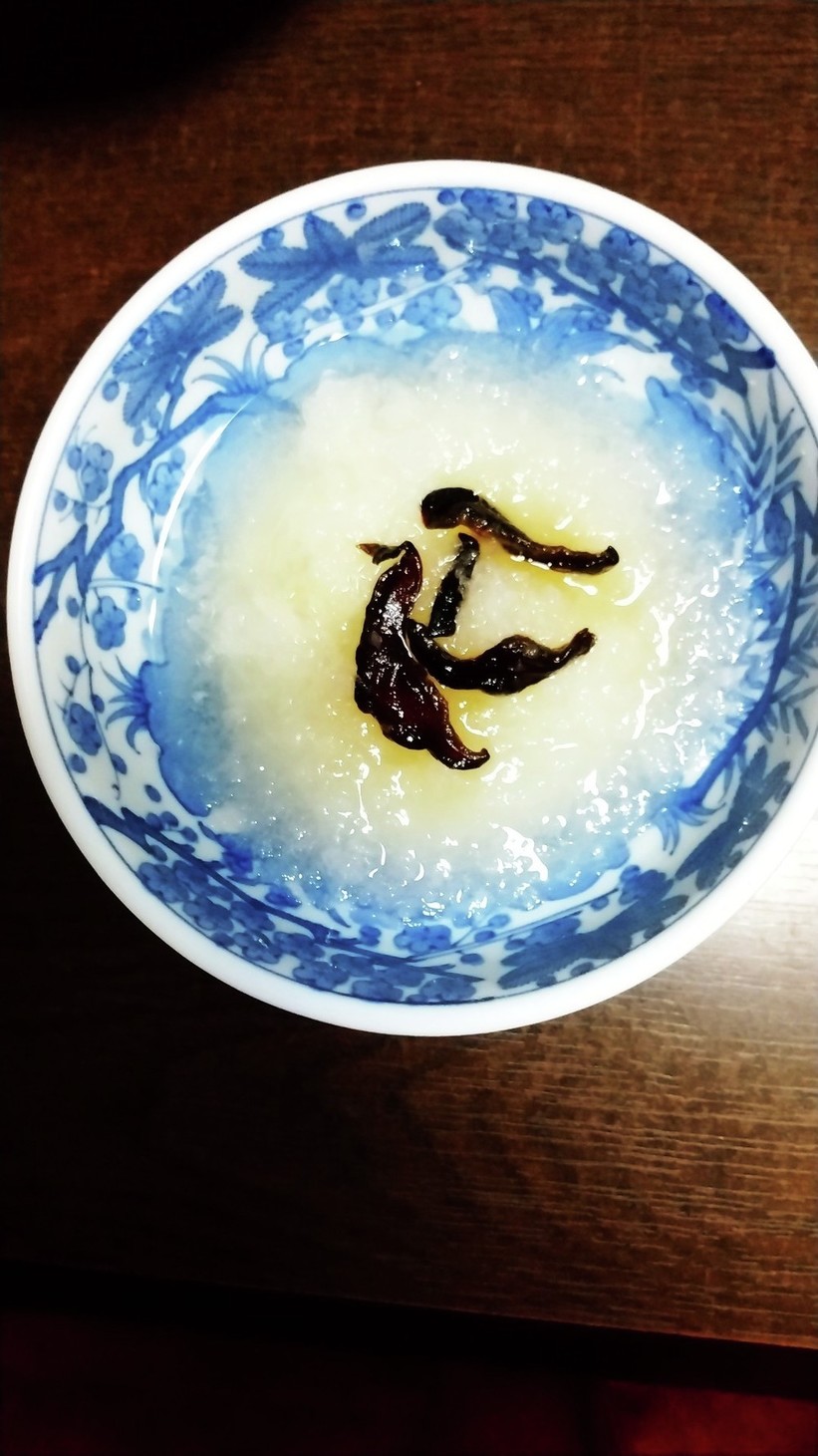 大根おろしの塩ふき椎茸のせの画像
