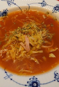 キャベツのトマトスープ