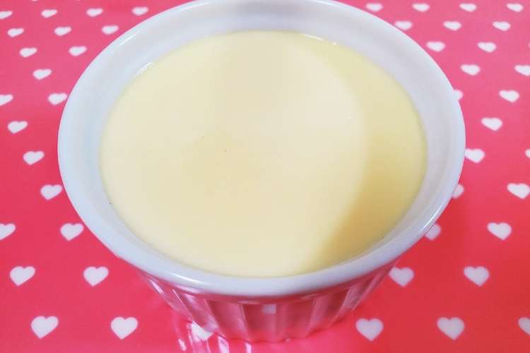 卵 牛乳 砂糖の材料3つ プリン レシピ 作り方 By Mana10 クックパッド 簡単おいしいみんなのレシピが363万品