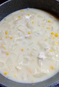 シチュー風豆乳のスープ