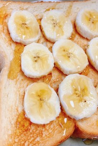 簡単バナナトースト#絶品トーストアレンジ