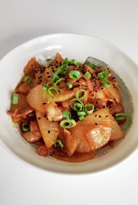 豚バラ肉と大根の韓国風炒め煮