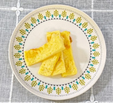 【鉄分アップ離乳食】フレンチトーストの写真