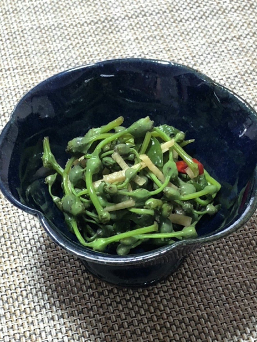 山菜みずの実の麺つゆ生姜漬けの画像
