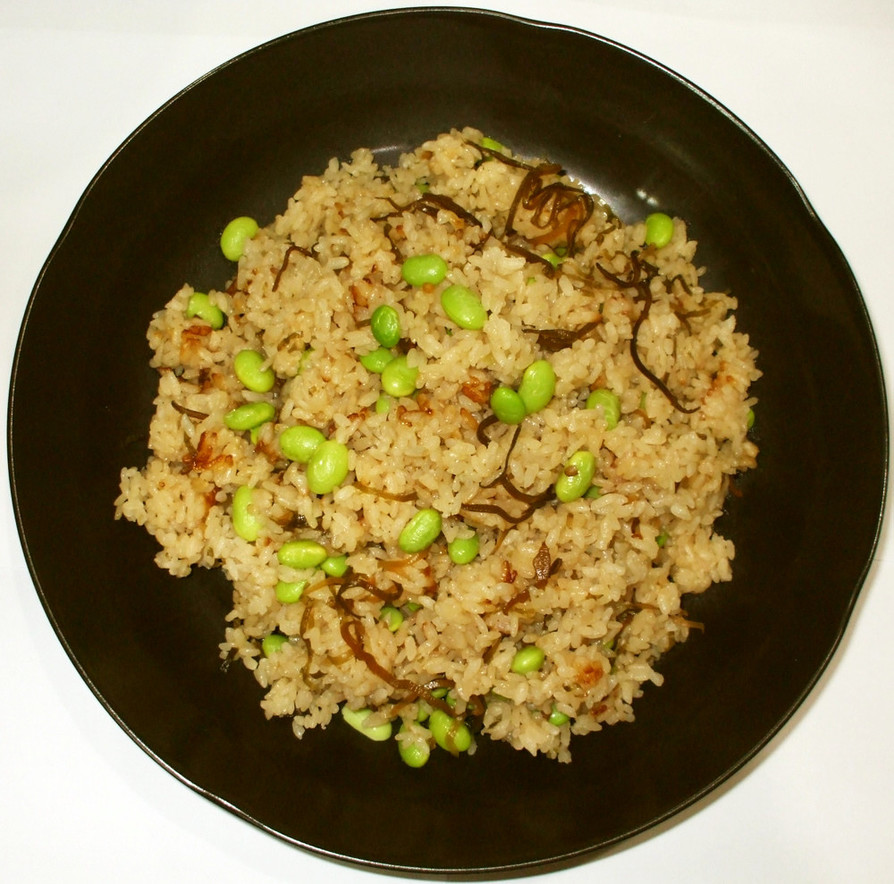 塩昆布炊き込みご飯♪簡単胃弱の漢方食養生の画像