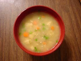 ひよこ豆の呉汁