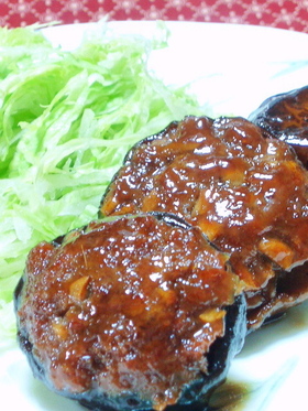 笑顔になっちゃう♡シイタケの肉詰め