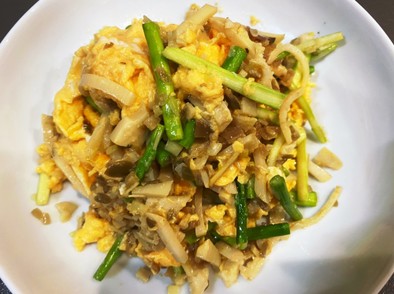 筍と卵と搾菜の中華風炒め『何食べ』#1の写真
