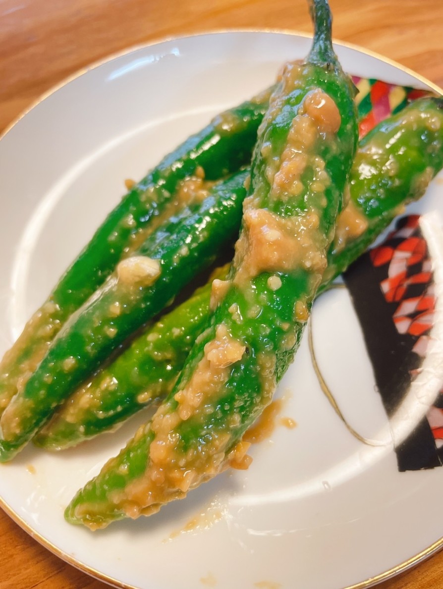 鶴橋に売ってる風！青唐辛子の味噌漬け♡ by ゆしねえ 【クックパッド】 簡単おいしいみんなのレシピが389万品