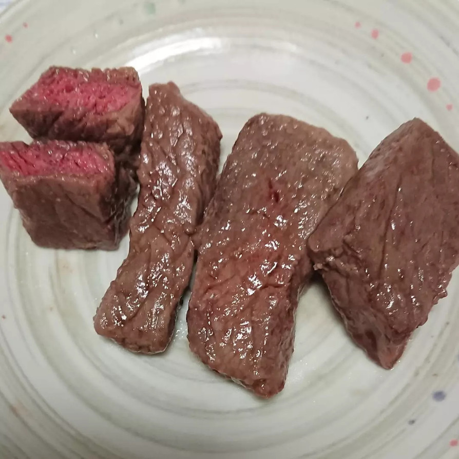 簡単美味しい牛肉の焼き方の画像
