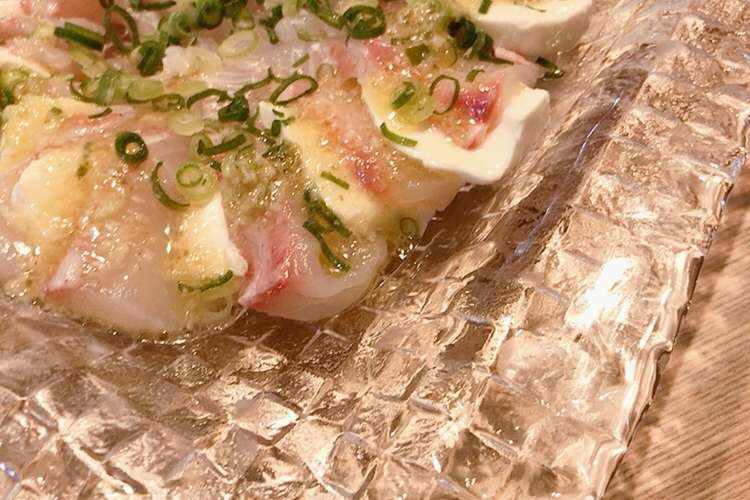 5分で簡単鯛の柚子胡椒カルパッチョ レシピ 作り方 By フォツフォ クックパッド 簡単おいしいみんなのレシピが359万品