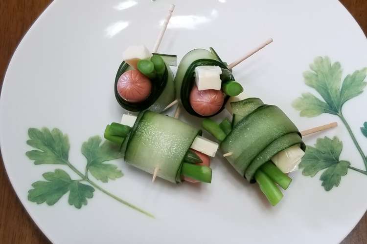 お弁当のおかずに簡単キュウリ巻き レシピ 作り方 By Kn クックパッド 簡単おいしいみんなのレシピが366万品