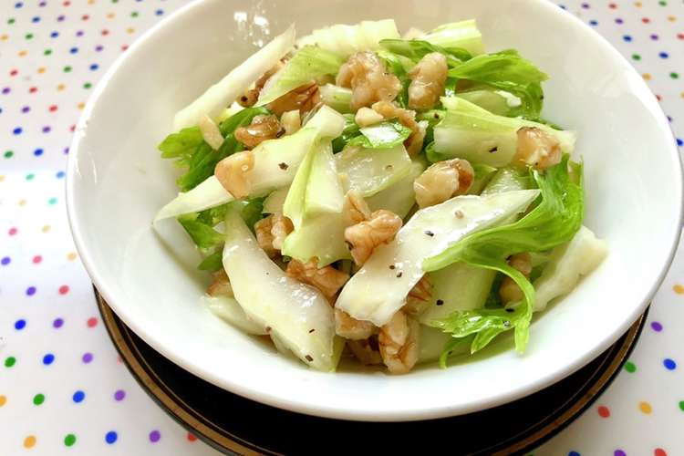 簡単 セロリと胡桃の蜂蜜マリネ風サラダ レシピ 作り方 By お料理ニャロメ クックパッド 簡単おいしいみんなのレシピが361万品