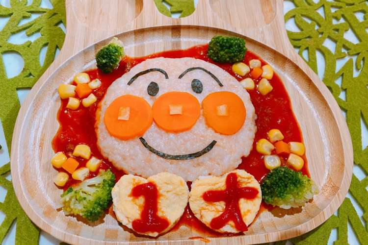 1歳誕生日アンパンマンプレート レシピ 作り方 By マカロン クックパッド 簡単おいしいみんなのレシピが374万品