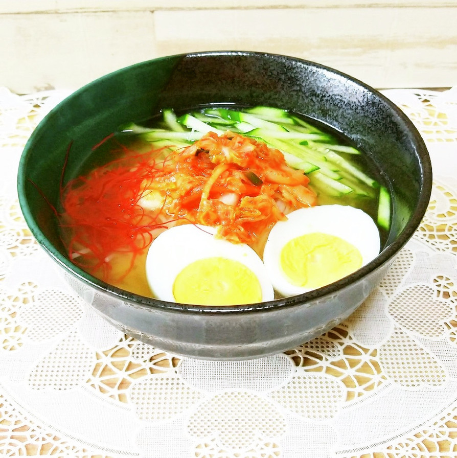韓国冷麺  冷麺スープ☆冷たい麺  の画像