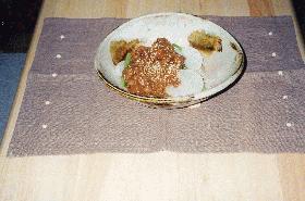 大根の肉味噌あんかけ