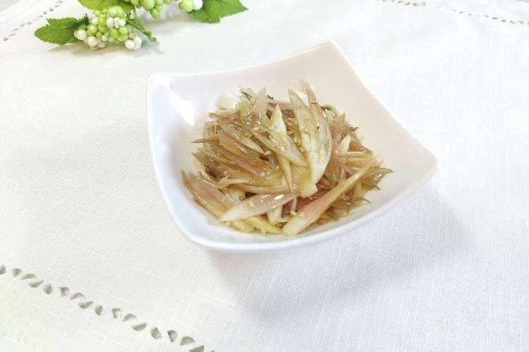 パパっと簡単 シャキッとみょうが和え レシピ 作り方 By Naｰno クックパッド 簡単おいしいみんなのレシピが377万品