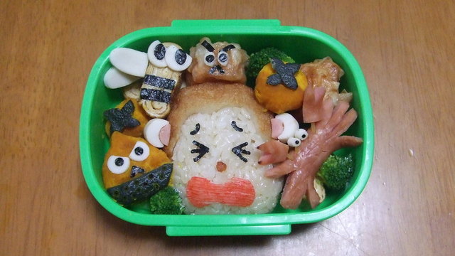 キャラ弁 さるかにがっせん レシピ 作り方 By ひなたママごん クックパッド 簡単おいしいみんなのレシピが361万品