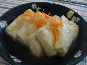 揚げない手抜き揚げ出し豆腐
