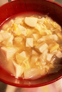 豆腐春雨スープ