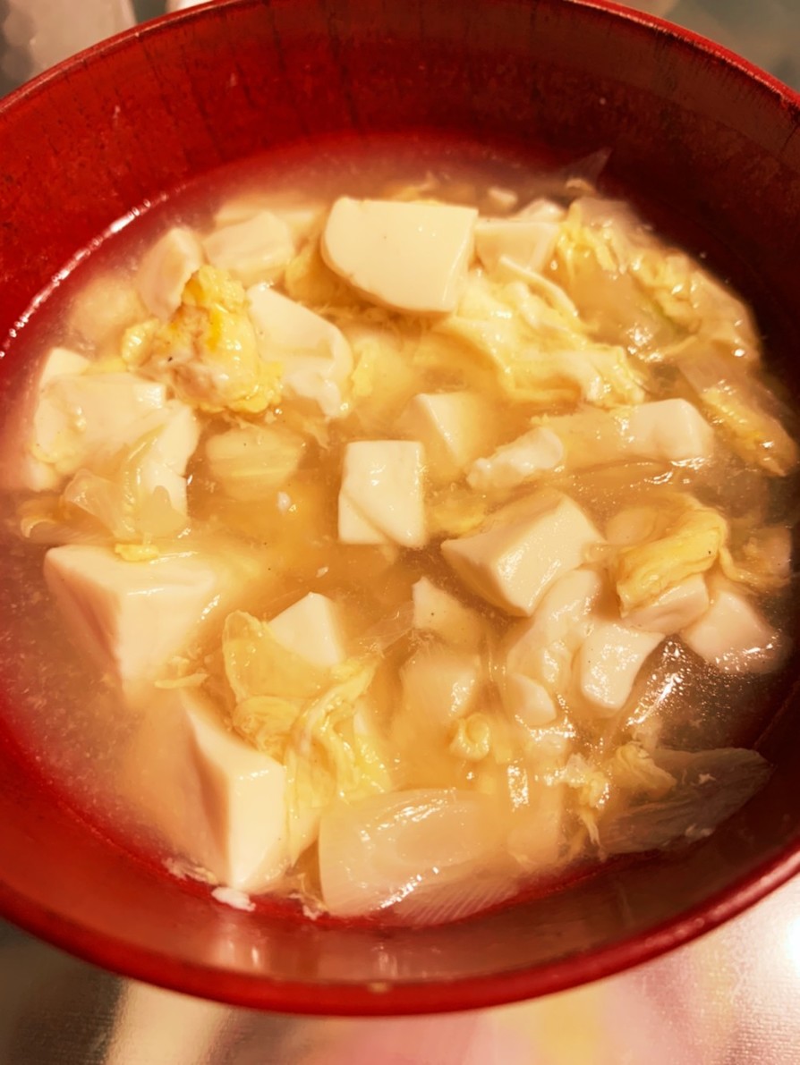 豆腐春雨スープの画像