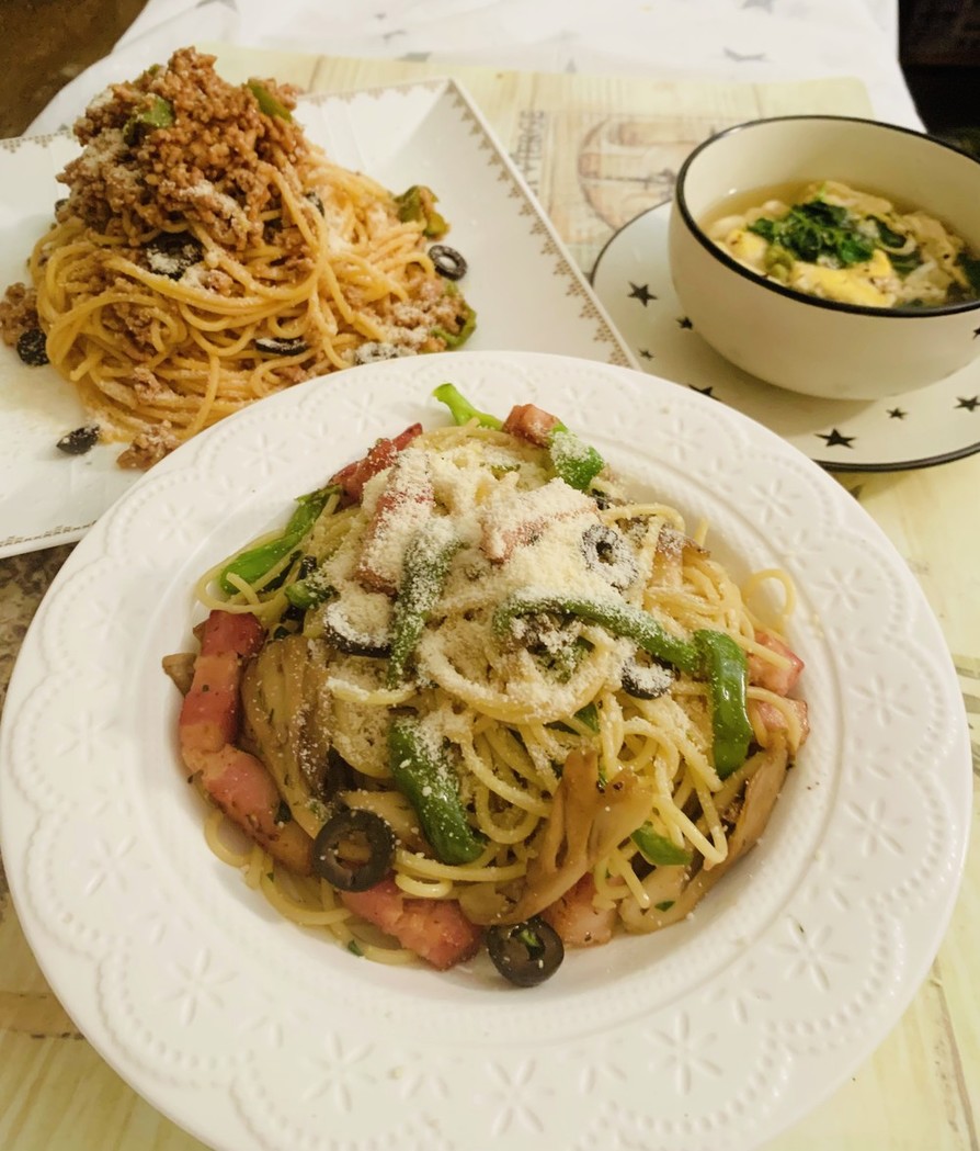 ベーコンスパゲッティのレシピ