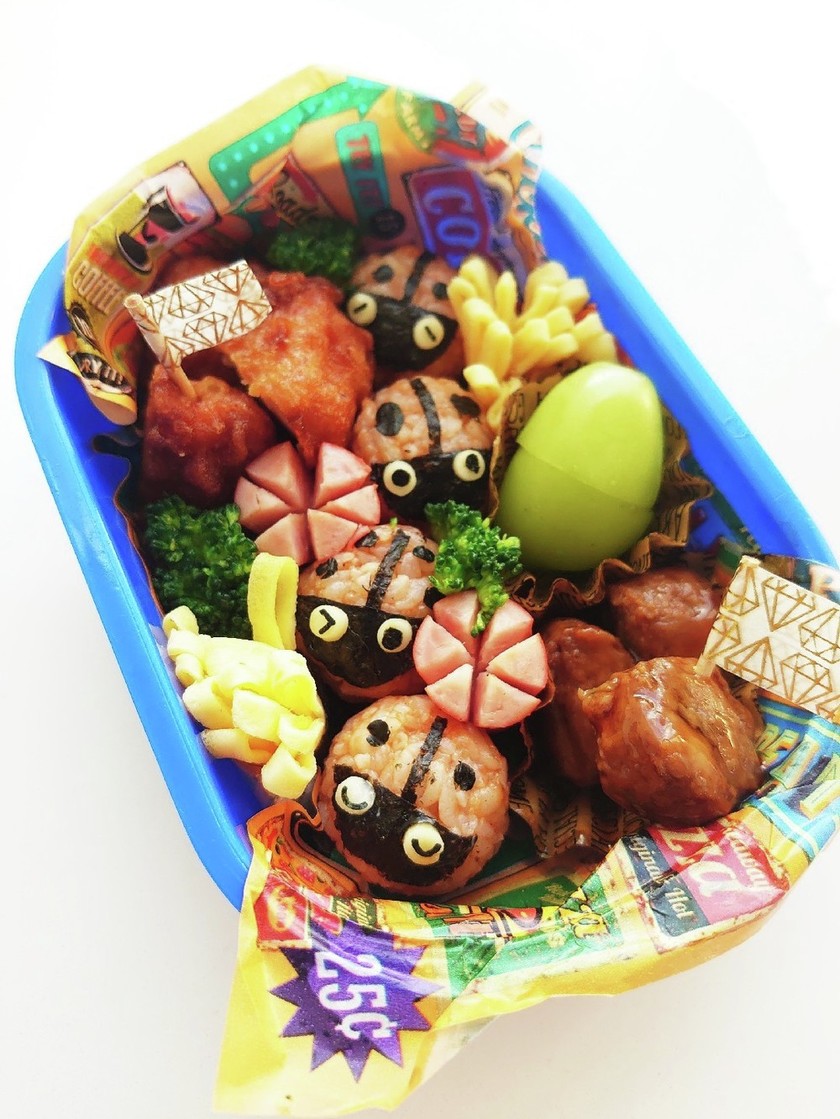 てんとう虫キャラ弁 お弁当 By ぷくちん クックパッド 簡単おいしいみんなのレシピが360万品