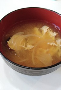 茄子と卵の味噌汁