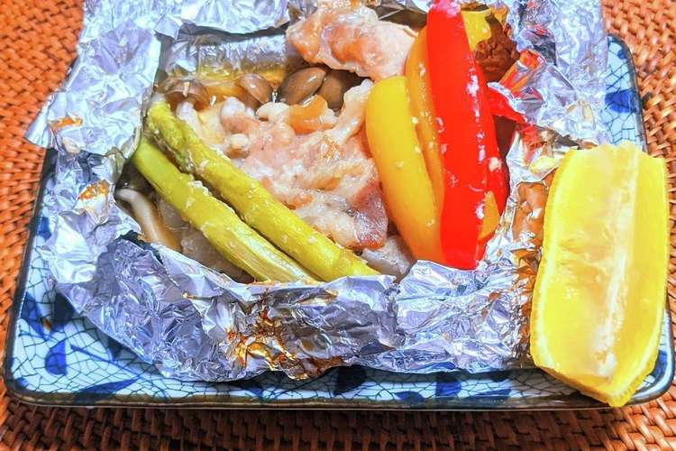 豚肉と野菜のホイル焼き レシピ 作り方 By 春菜食堂y クックパッド 簡単おいしいみんなのレシピが375万品