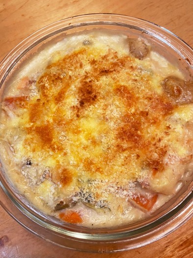 鮭と白菜のクリームグラタンの写真