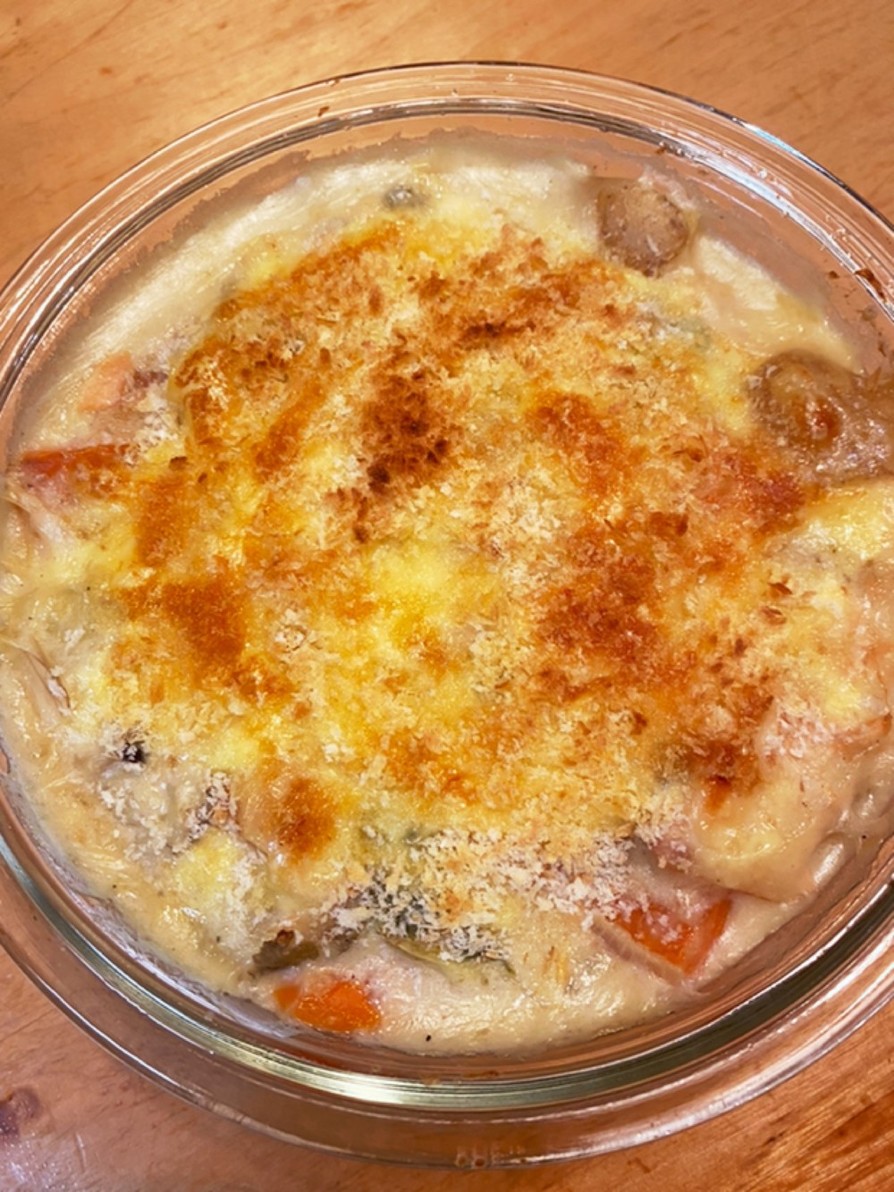 鮭と白菜のクリームグラタンの画像