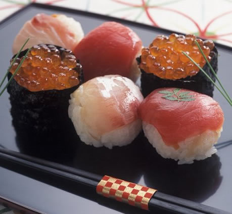 手まり寿司の画像