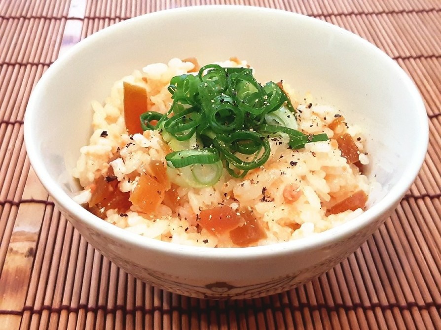チーな鮭ご飯(チーズ、奈良漬け、鮭)の画像