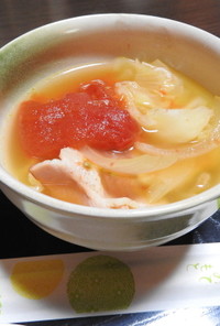 トマトと夏野菜スープ
