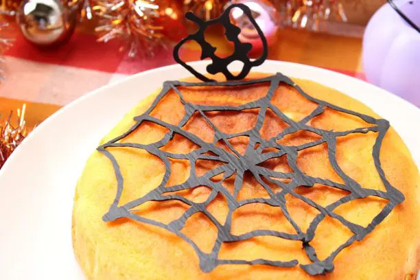 かぼちゃとヨーグルトのケーキの画像