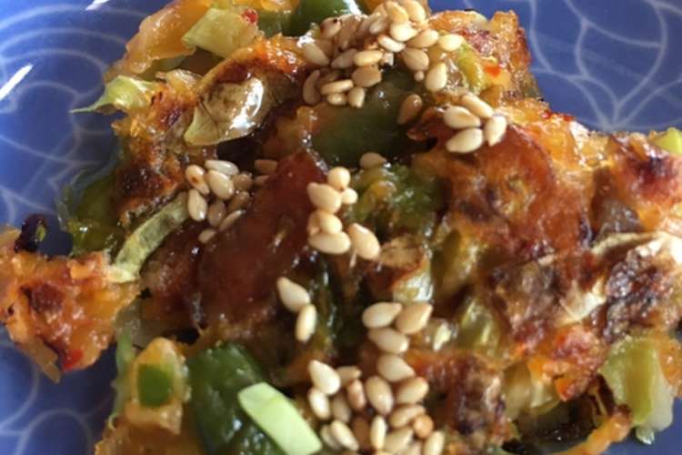 チヂミ粉でひとり昼ごはん レシピ 作り方 By まき22 クックパッド 簡単おいしいみんなのレシピが359万品