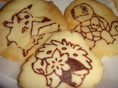 キャラデコ☆ポケモンクッキーの写真