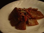 焼肉のたれでこんにゃく炒めの写真