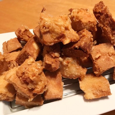 まるで鶏唐⁈高野豆腐の唐揚げの写真