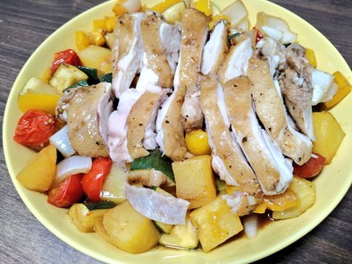 鶏肉のオーブン焼き バルサミコ風味の写真