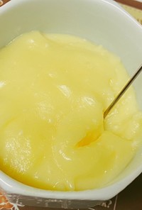 レンジで簡単カスタードクリーム全卵使用