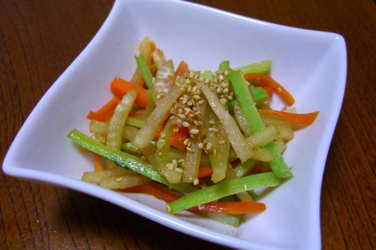 大根 人参 ブロッコリーの茎できんぴら レシピ 作り方 By リラ クックパッド 簡単おいしいみんなのレシピが366万品