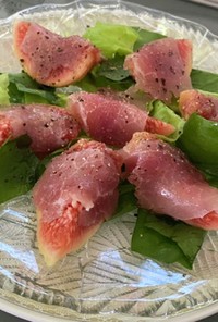 簡単　絶品おつまみ✨生ハムいちじくサラダ