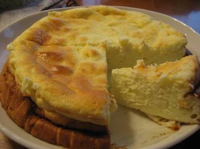 低カロリー　ヨーグルトでチーズケーキの写真