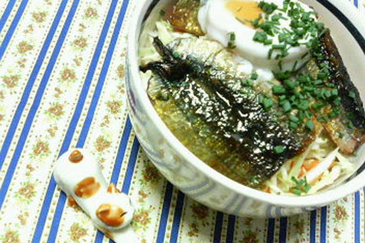 洋風 秋刀魚の 簡単蒲焼丼 温泉玉子のせ レシピ 作り方 By キョク クックパッド